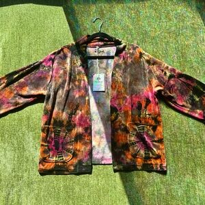 Tree Of Life (AU) Tie Dye Velvet Jacket - NWT